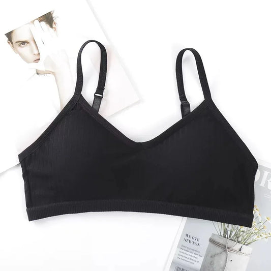 Cotton Tube Top Bra – Adjustable, Padded, Backless Design for Women