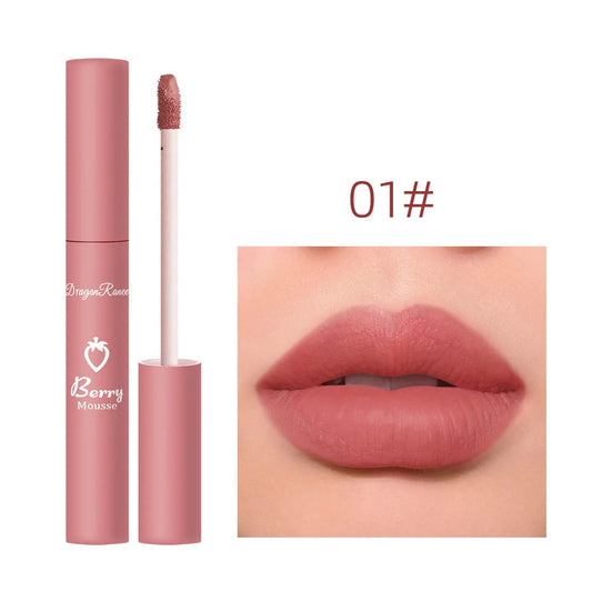 "Waterproof Velvet Matte Liquid Lipstick – Long-Lasting & Non-Stick Formula"