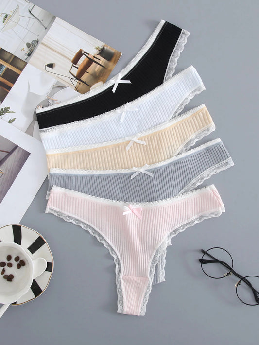 5-Pack Cotton G-Strings – Sexy, Breathable, Everyday Comfort