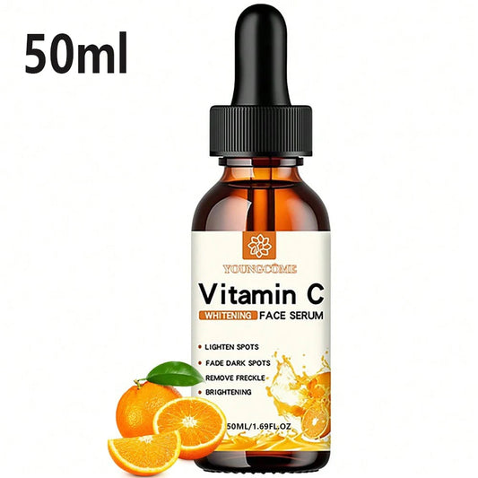 Vitamin C Facial Essence Contains Hyaluronic Acid Dark Spot Remover Moisturizing Repair Anti-aging Essence Facial Skin Care 50ml